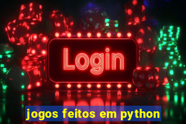 jogos feitos em python